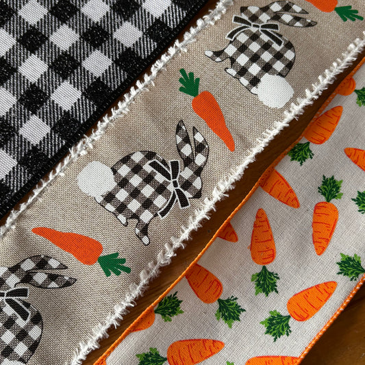 Ribbon Collection | Buffalo Check Bunny