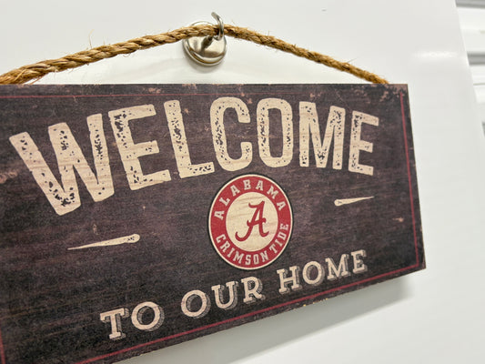Sports Sign | Alabama Crimson Tide | CLEARANCE - Designer DIY