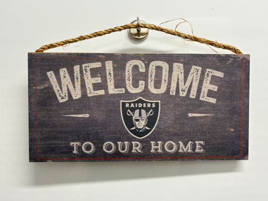 Sports Sign | Raiders | CLEARANCE - Designer DIY