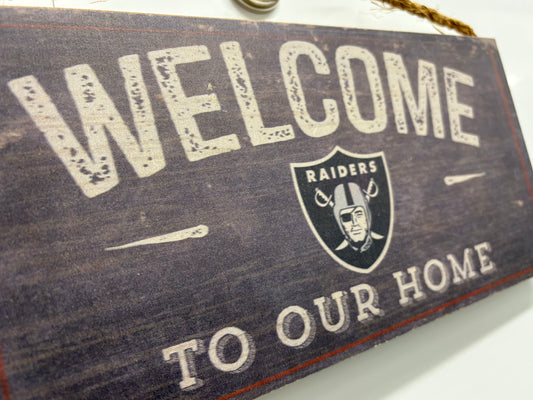 Sports Sign | Raiders | CLEARANCE - Designer DIY