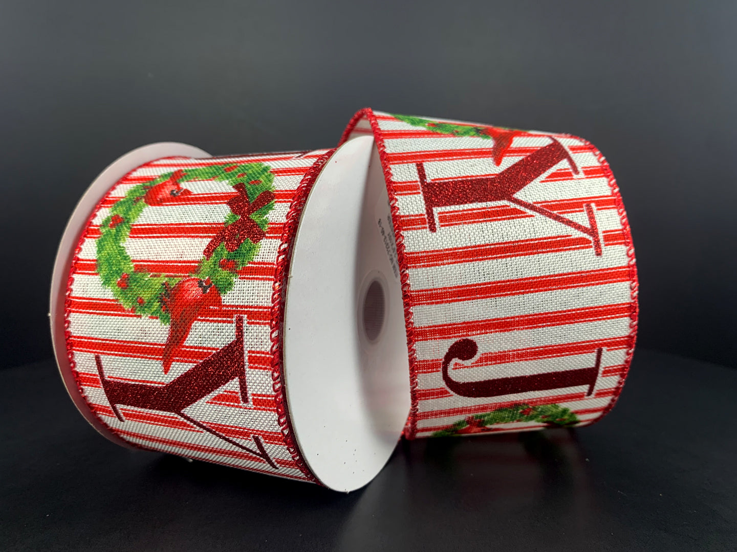 2.5" Christmas Ribbon | Joy - Designer DIY