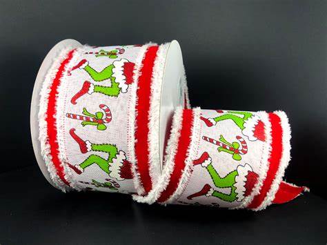4" Christmas Monster Ribbon - Designer DIY