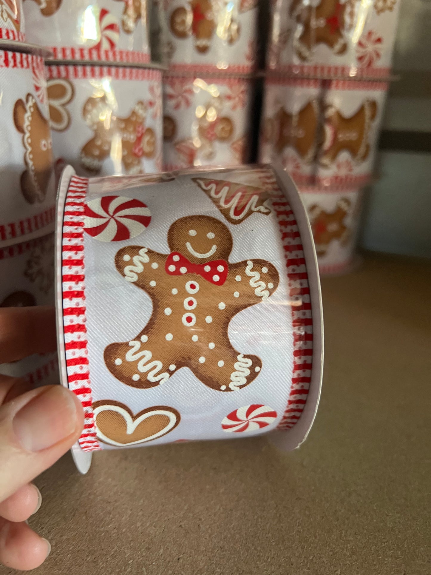 2.5” Gingerbread Ribbon