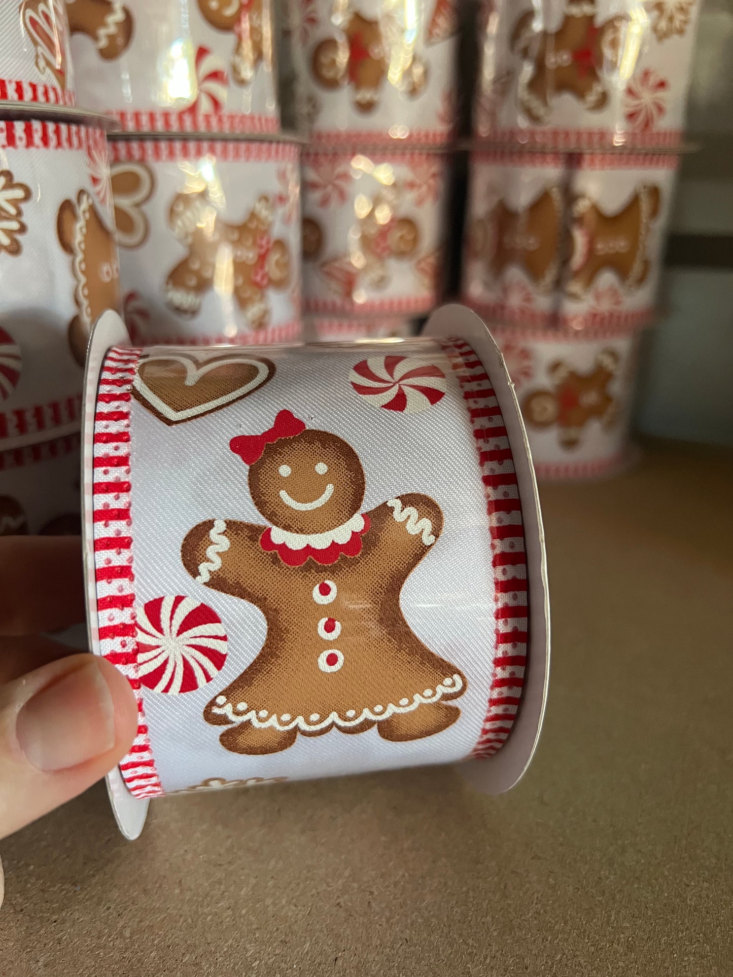 2.5” Gingerbread Ribbon