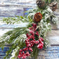 Christmas Garland | Flocked Berries & Pinecones - Designer DIY