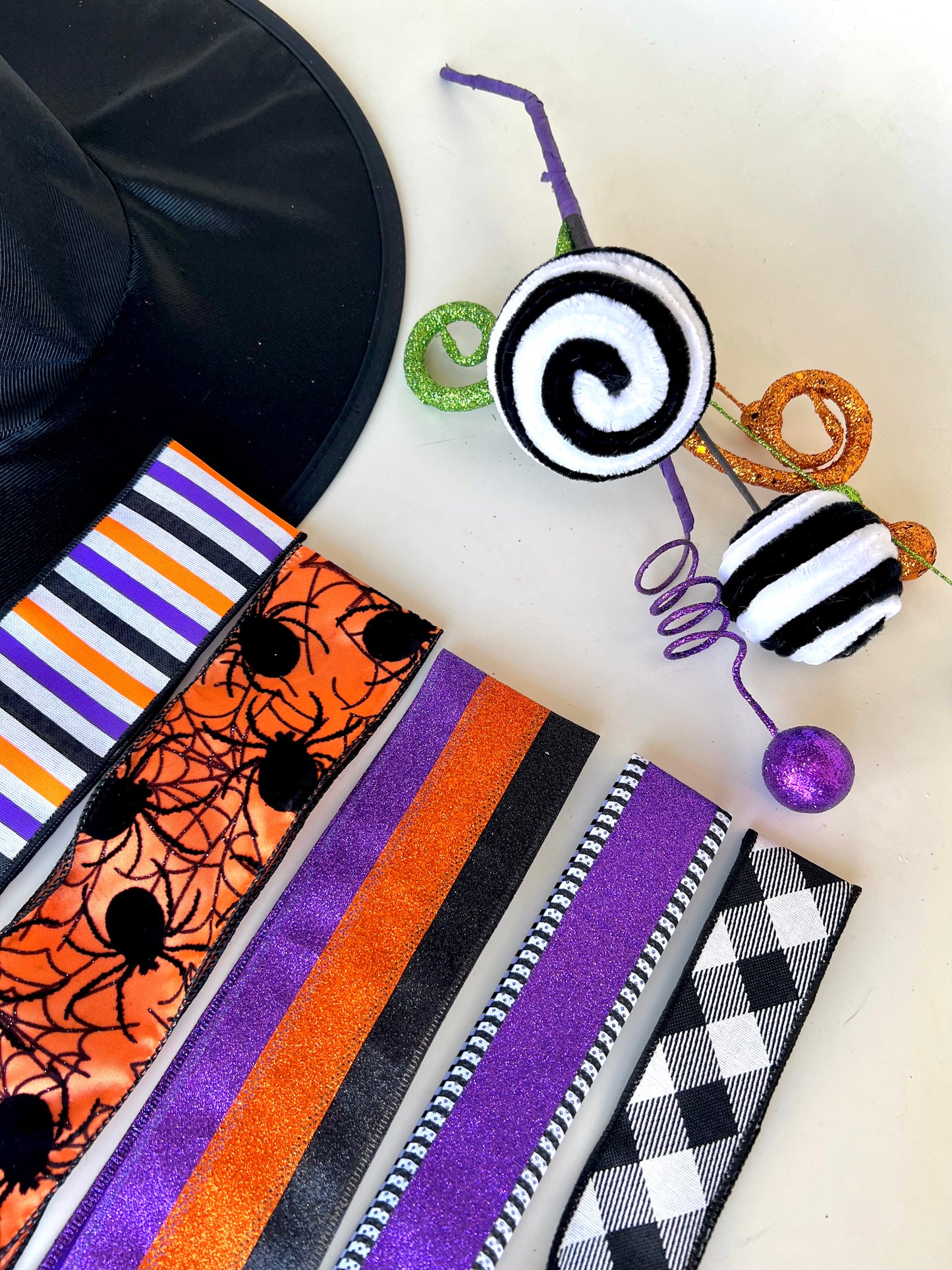 DIY Witch Hat Kit | Orange, Purple, Black - Designer DIY