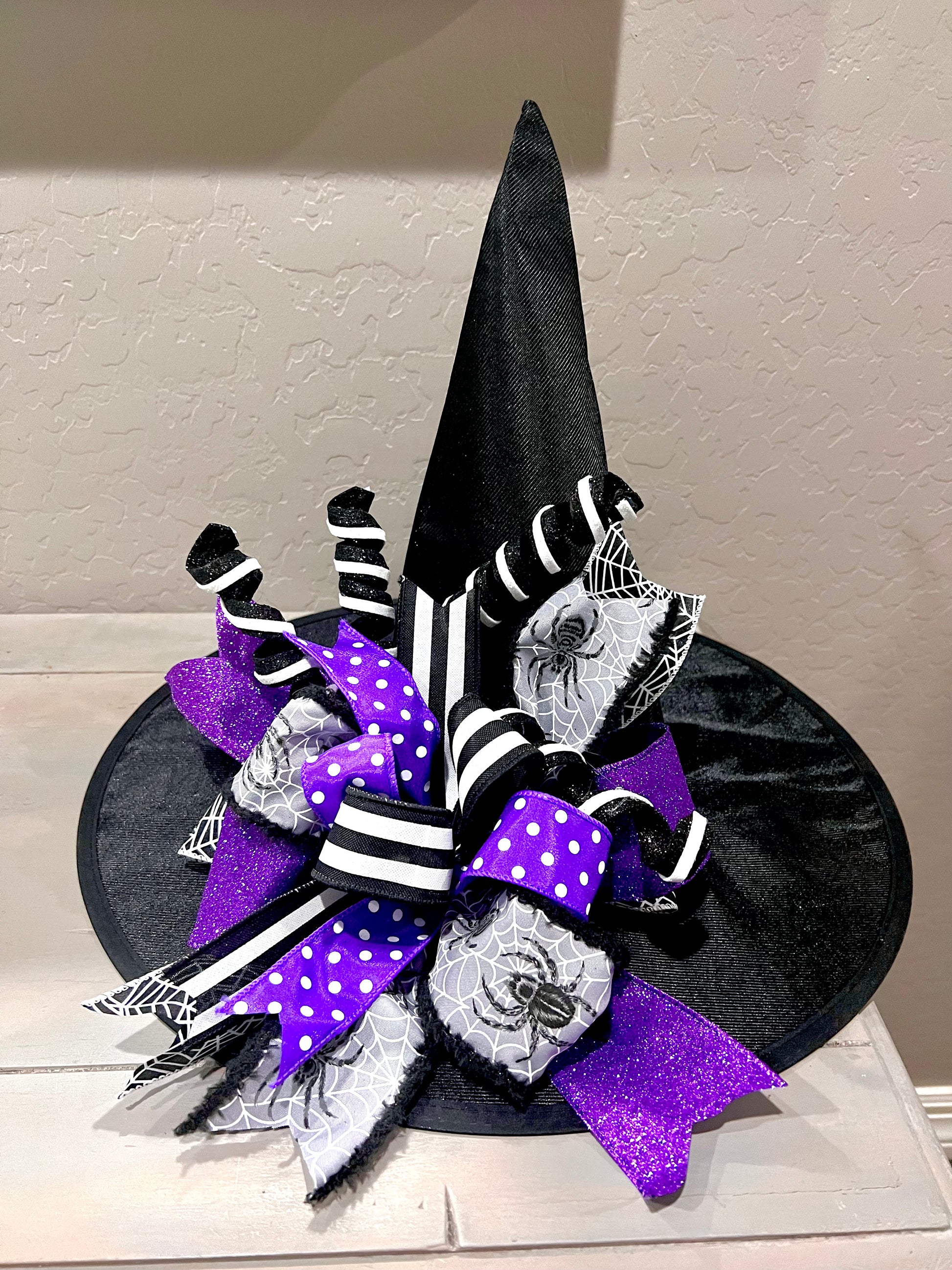 DIY Witch Hat Kit | Purple, Black, Gray - Designer DIY