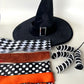 DIY Witch Hat Kit | Black, Orange, Harlequin - Designer DIY
