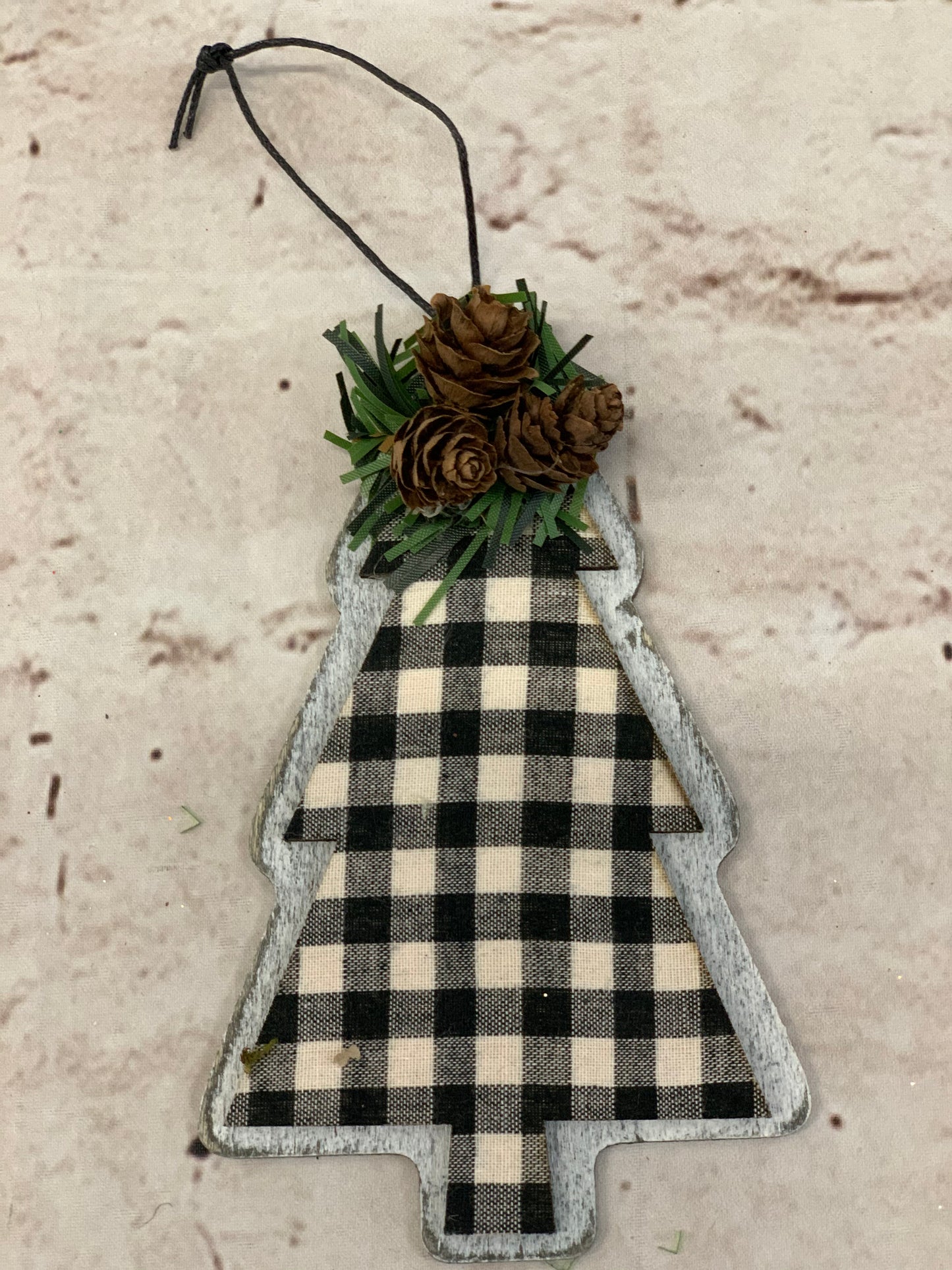 Buffalo Check Christmas Tree Ornament