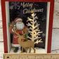 Merry Christmas | Santa Claus | Light Up Shadowbox
