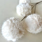 White Furry Ball Pick - Designer DIY
