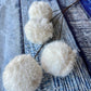 White Furry Ball Pick - Designer DIY