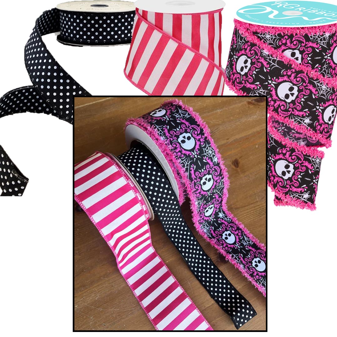 Ribbon Collection | Pink Skull