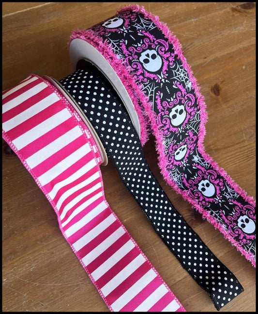 Ribbon Collection | Pink Skull