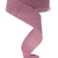 1.5" Rose Pink Glitter Ribbon | Mulberry - Designer DIY