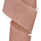 2.5" Rose Gold Glitter Ribbon - Designer DIY