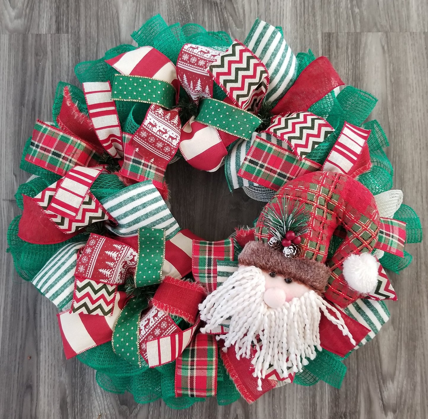 Christmas Santa Wreath Kit - Designer DIY