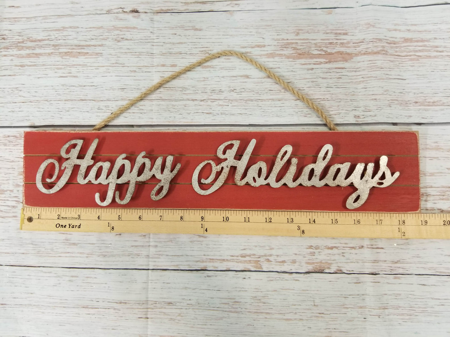 Happy Holidays Rustic Sign - Designer DIY