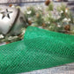 10" Emerald Metallic Fabric Mesh - Designer DIY