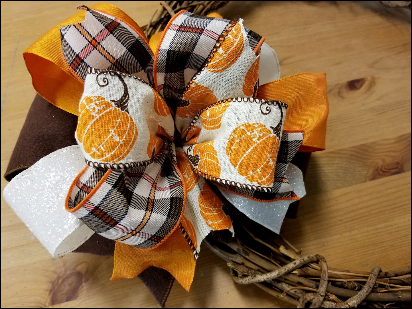 2.5" Fall Pumpkin Ribbon | 20 YARDS - Designer DIY