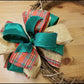 Red & Emerald Christmas DIY Craft Bow Kit - Designer DIY