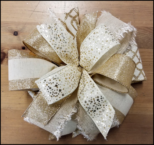 Champagne DIY Craft Bow Kit - Designer DIY