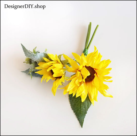 Sunflower Floral Pick - Designer DIY