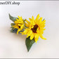 Sunflower Floral Pick - Designer DIY