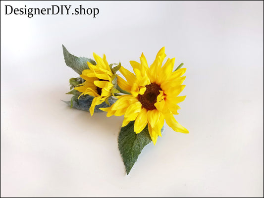 Sunflower Floral Pick - Designer DIY