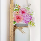 Reversible Mason Jar Sign, Love Blooms Here Sign - Designer DIY