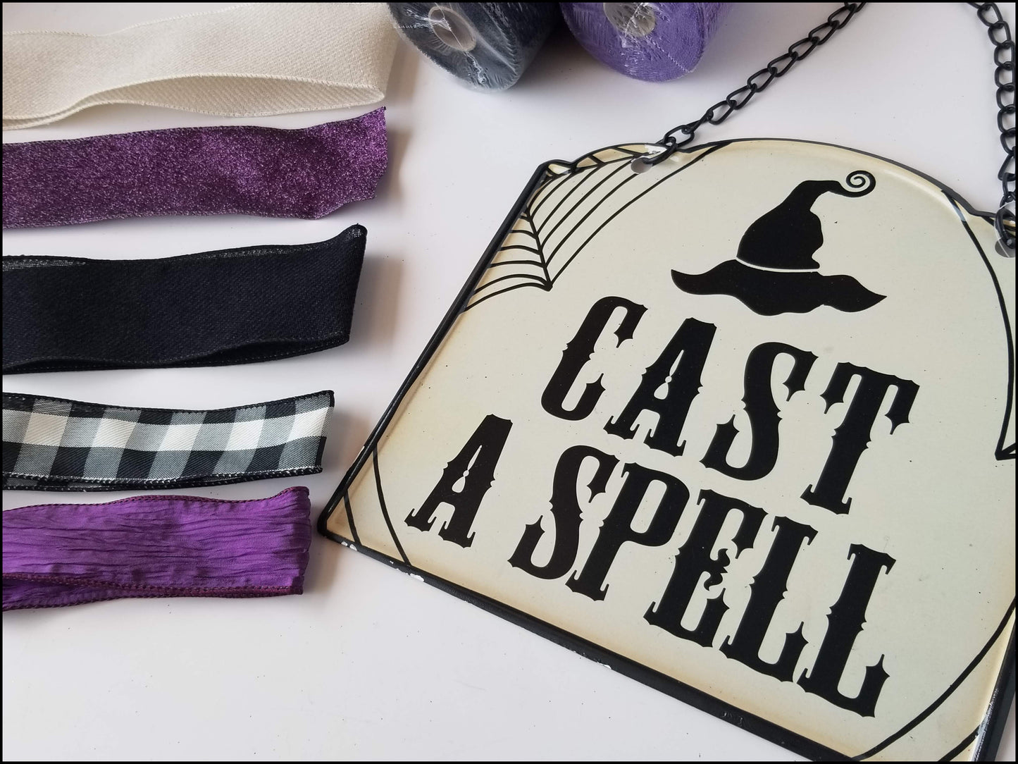 Cast a Spell Halloween DIY Wreath Kit - Designer DIY