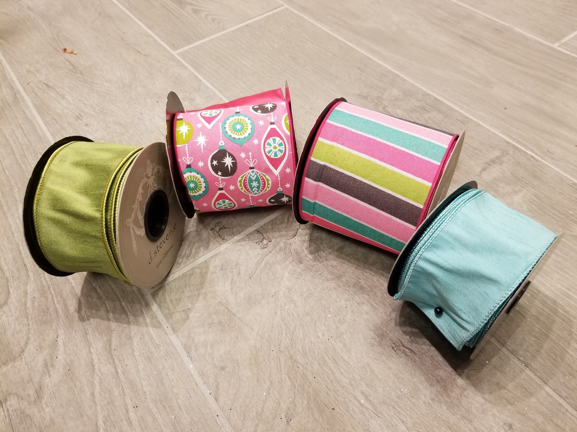 2.5" Aqua | Sea Green DESIGNER Ribbon - Designer DIY