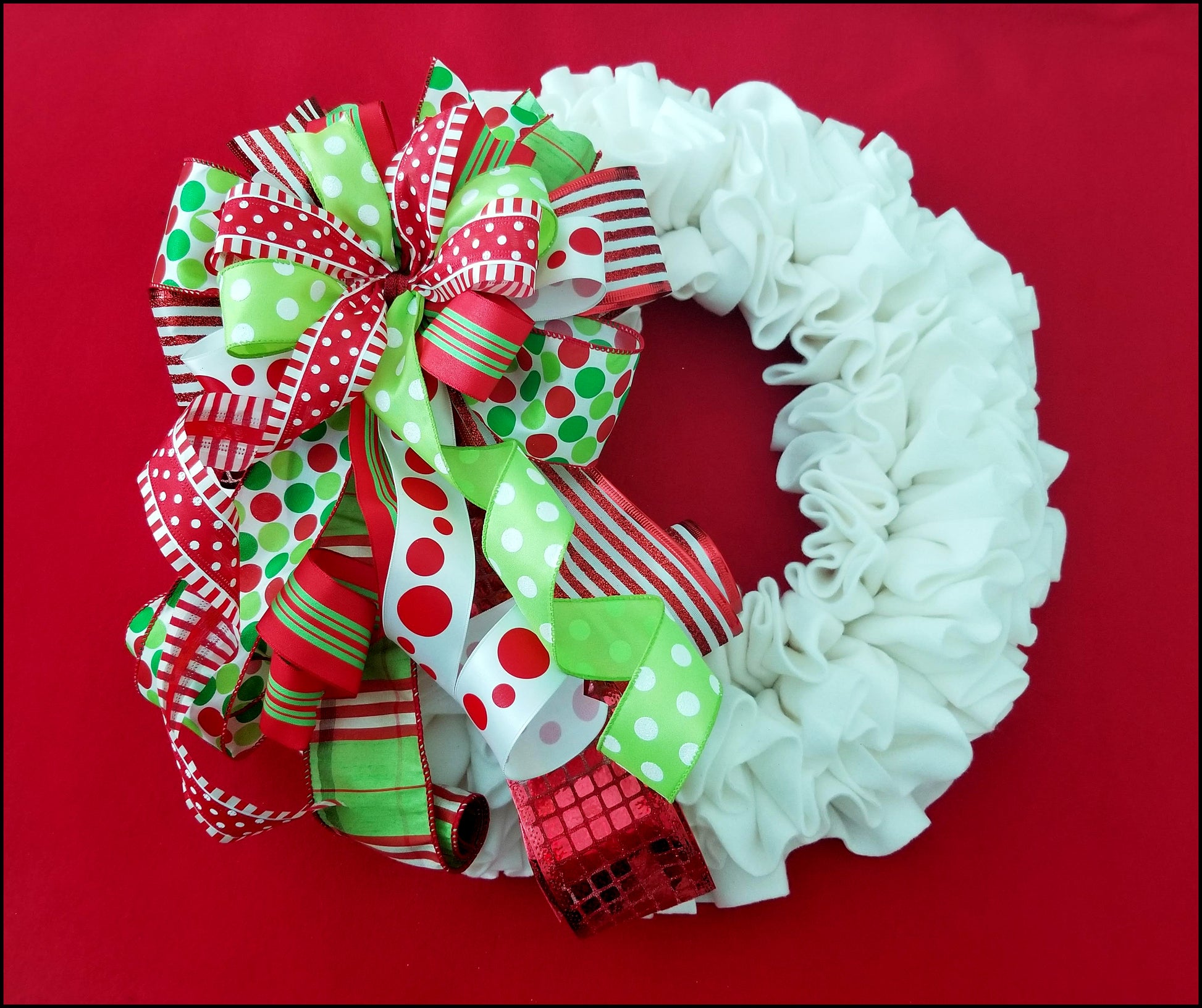 Whimsical Christmas Handmade Bow - Designer DIY