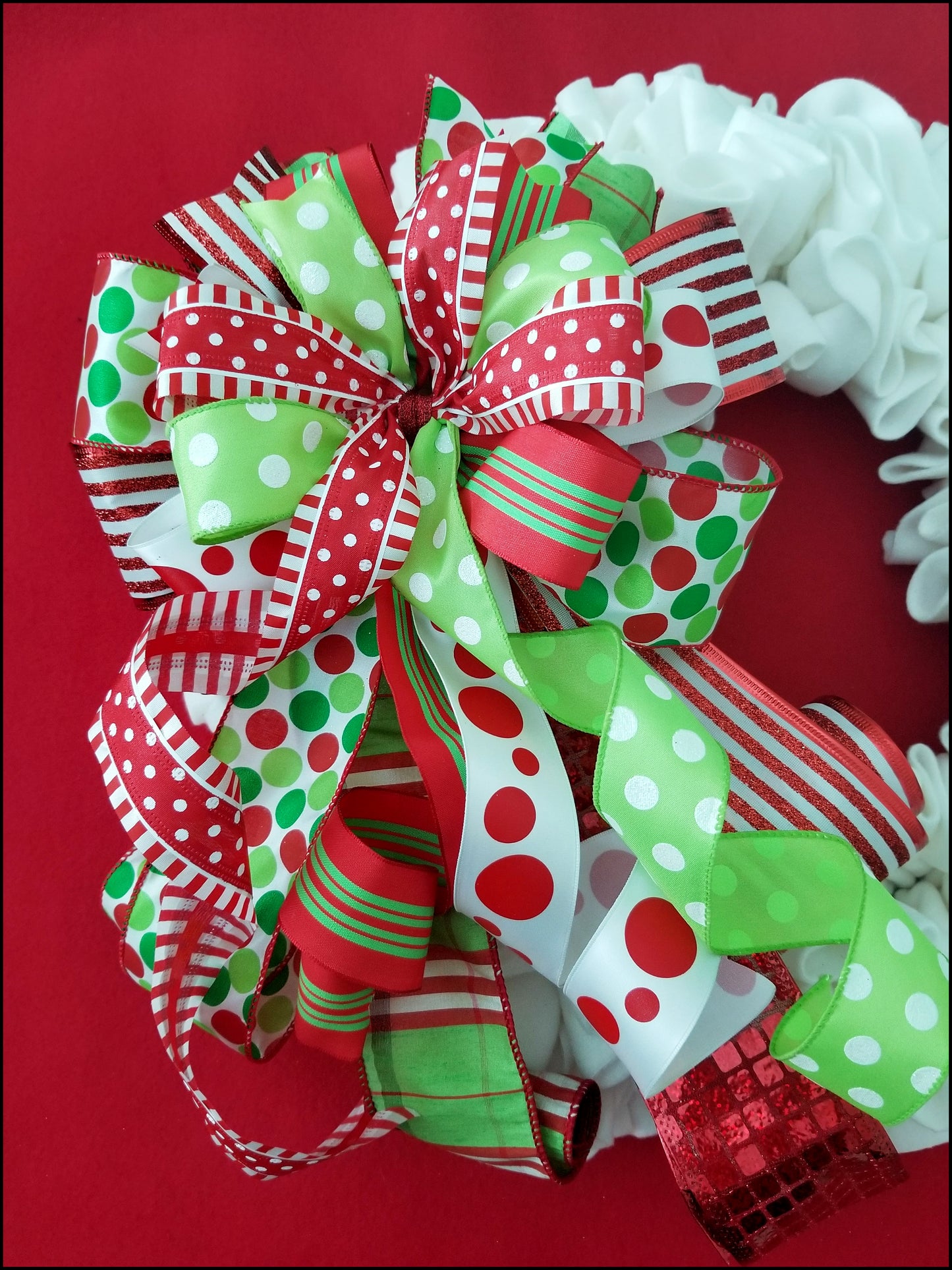 Whimsical Christmas Handmade Bow - Designer DIY