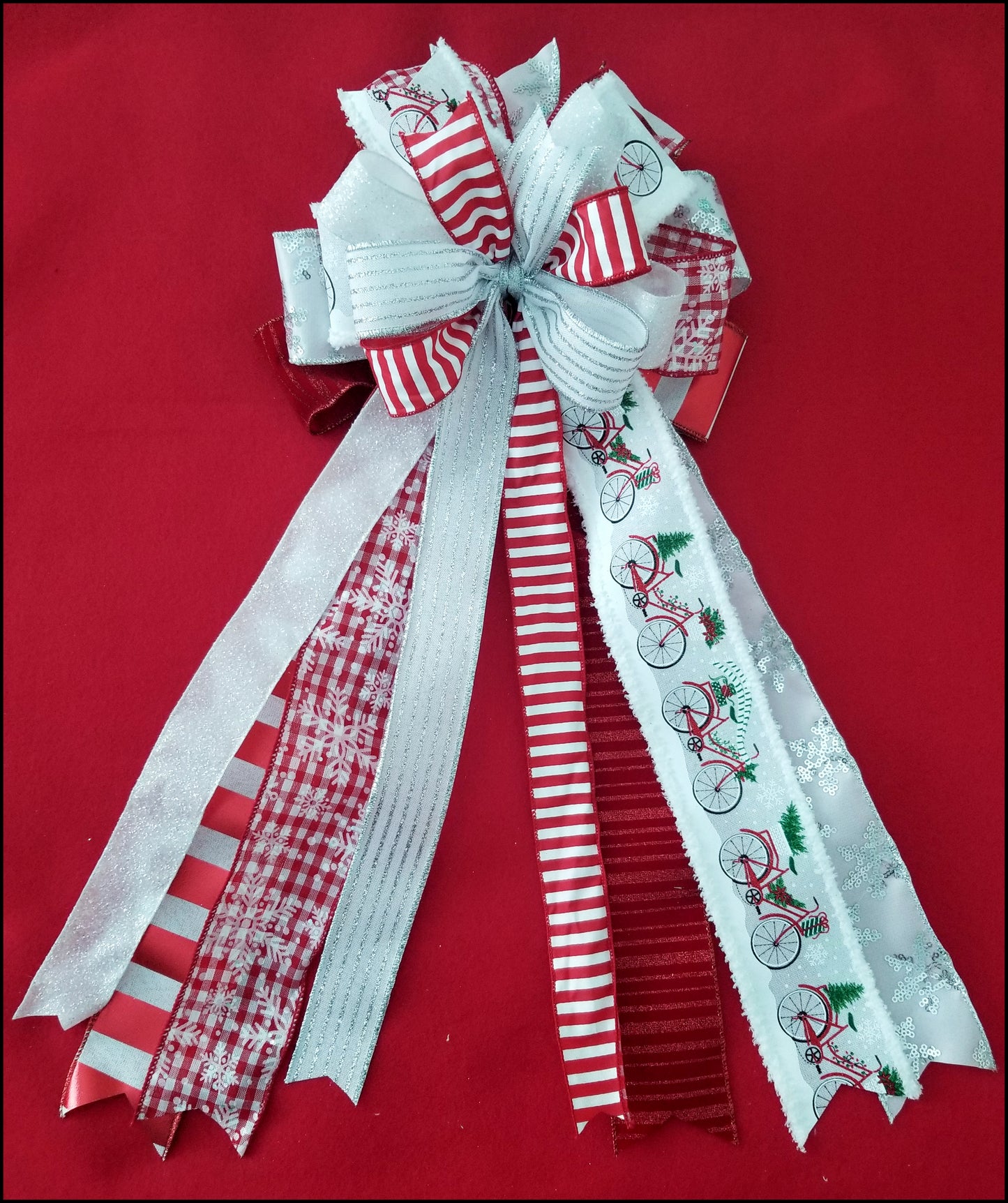 Winter Wonderland Handmade Bow - Designer DIY