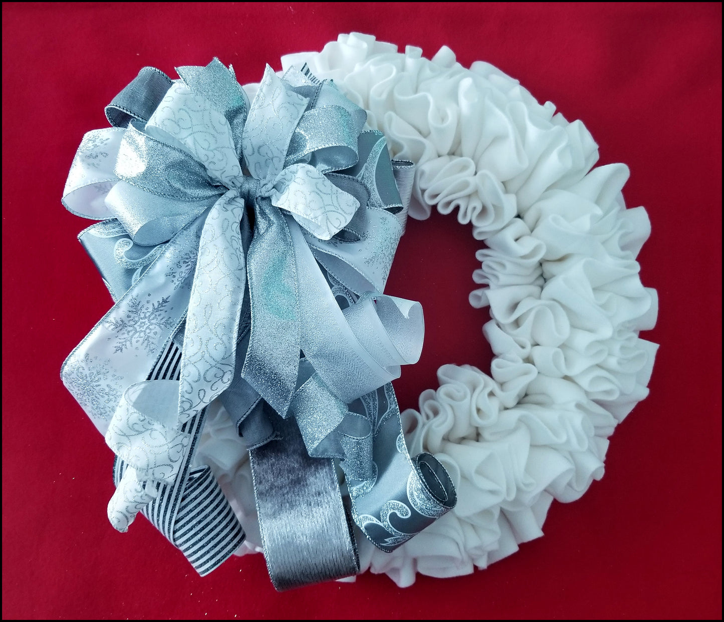 Snowflake Handmade Bow - Designer DIY