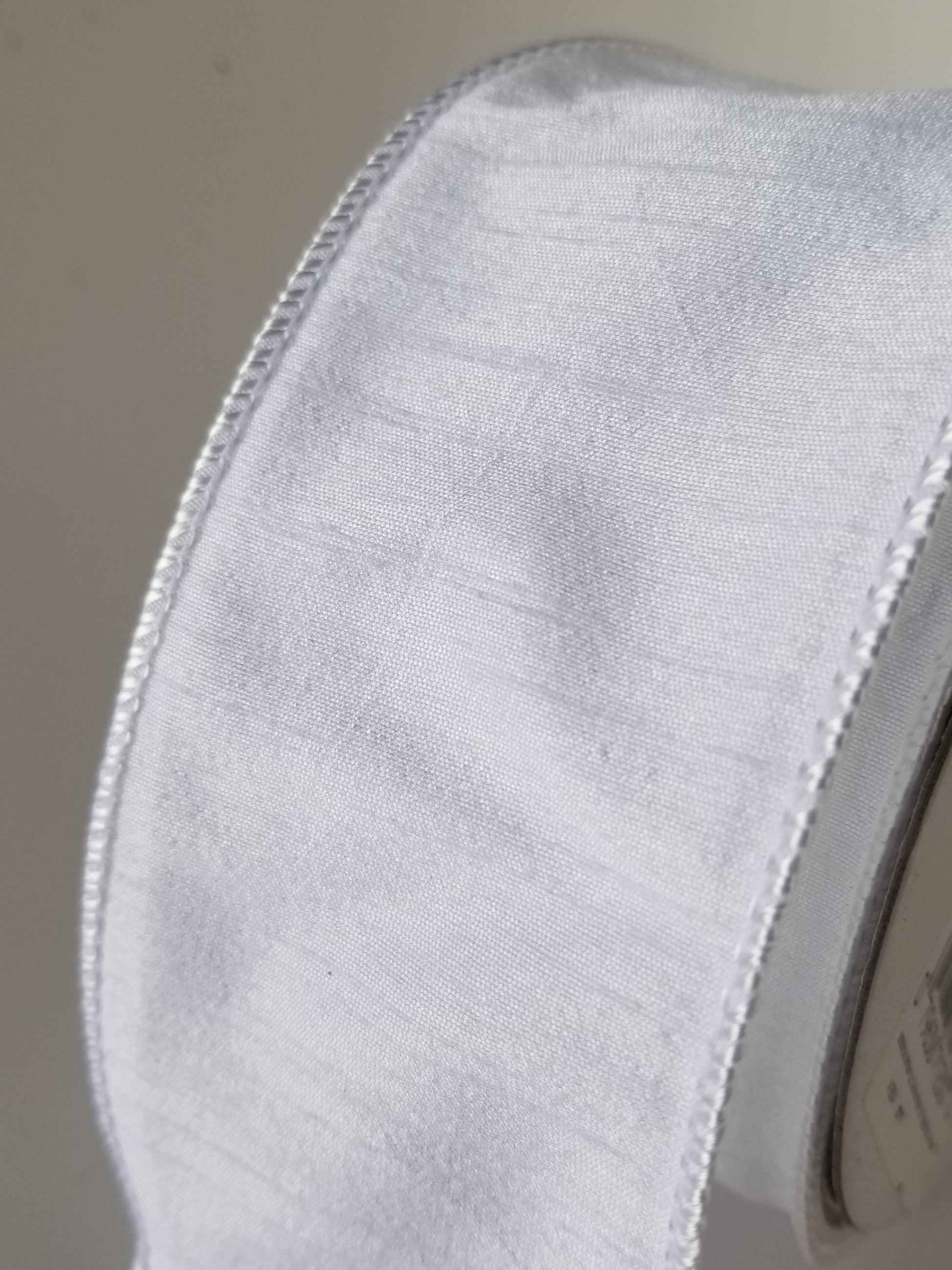 2.5" White Solid Ribbon - Designer DIY