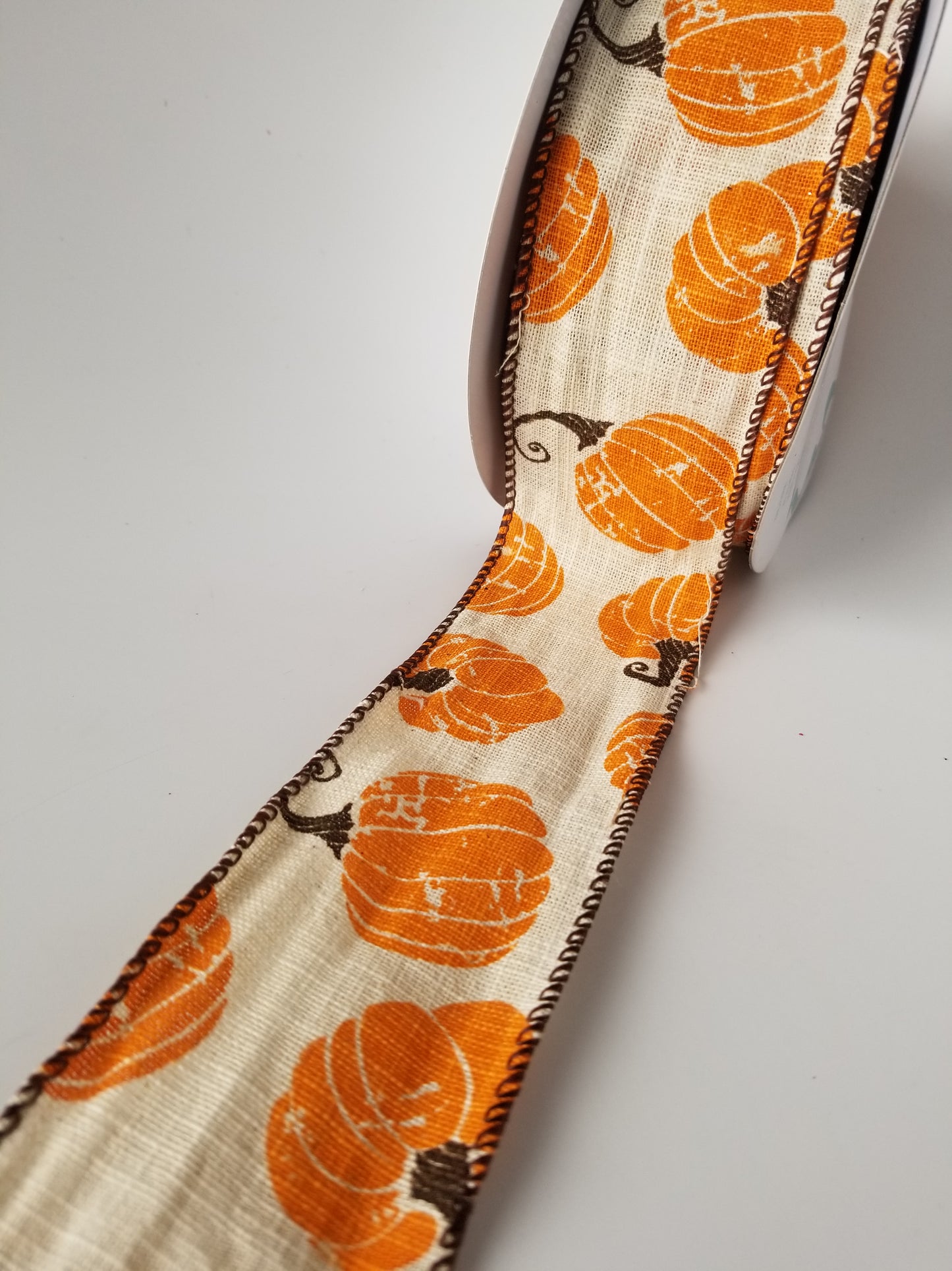 2.5" Fall Pumpkin Ribbon | 20 YARDS - Designer DIY