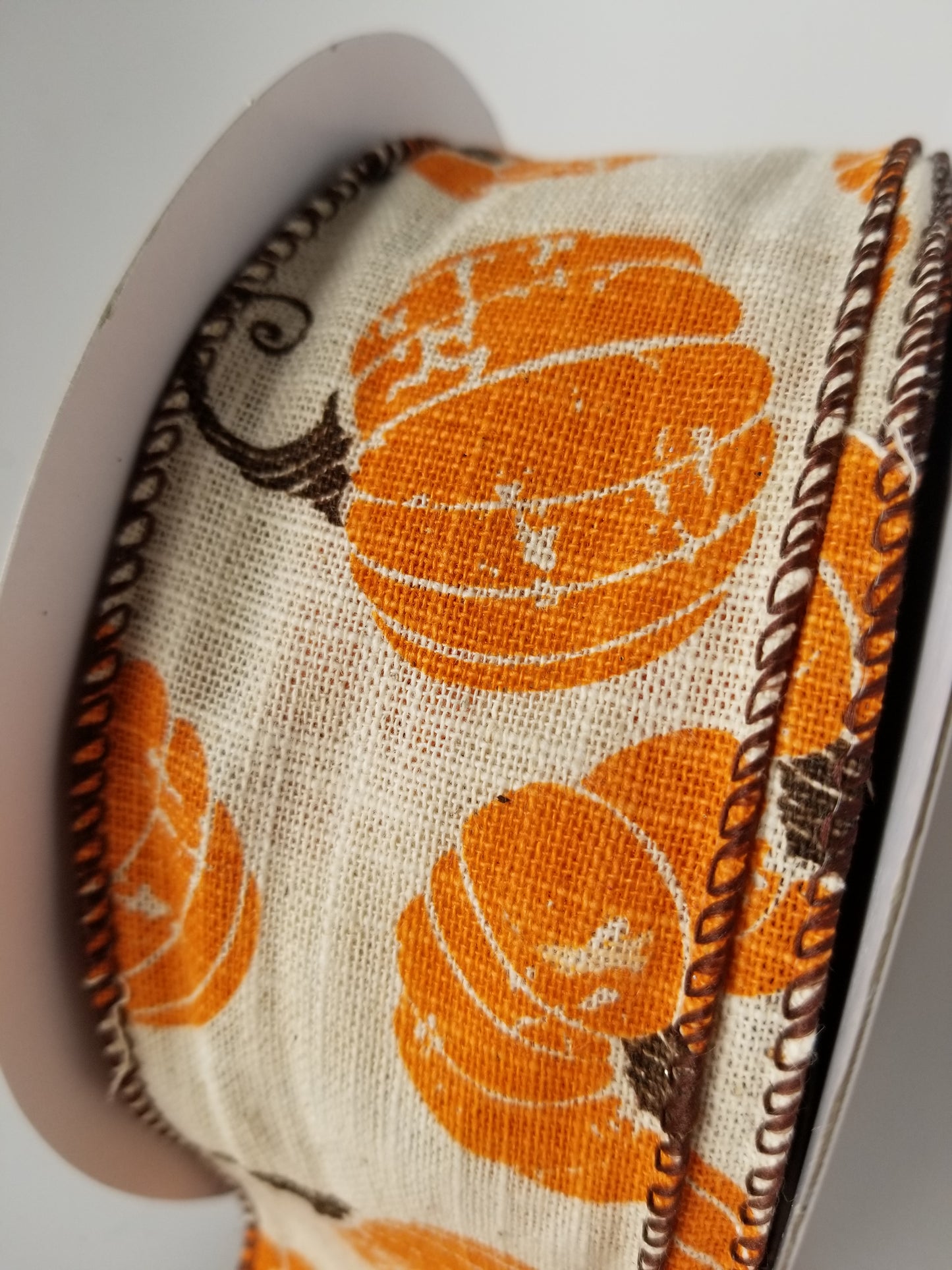 2.5" Fall Pumpkin Ribbon | 20 YARDS - Designer DIY