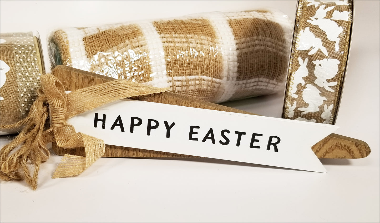 Happy Easter Hanging Carrot Sign - Designer DIY