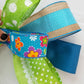 Blue & Green Spring Flower DIY Wreath Kit - Designer DIY