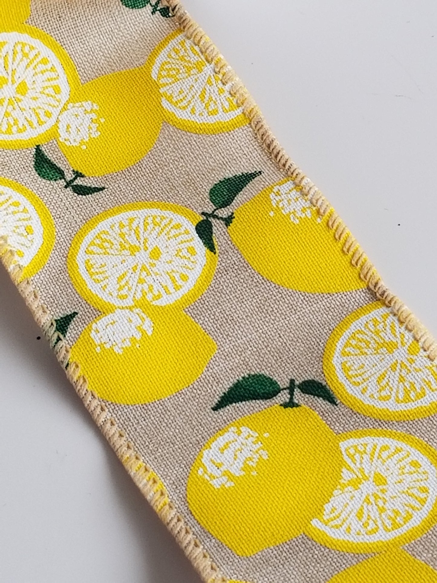 2.5" Lemon Ribbon - Designer DIY