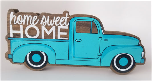 Home Sweet Home Truck Cutout - Designer DIY