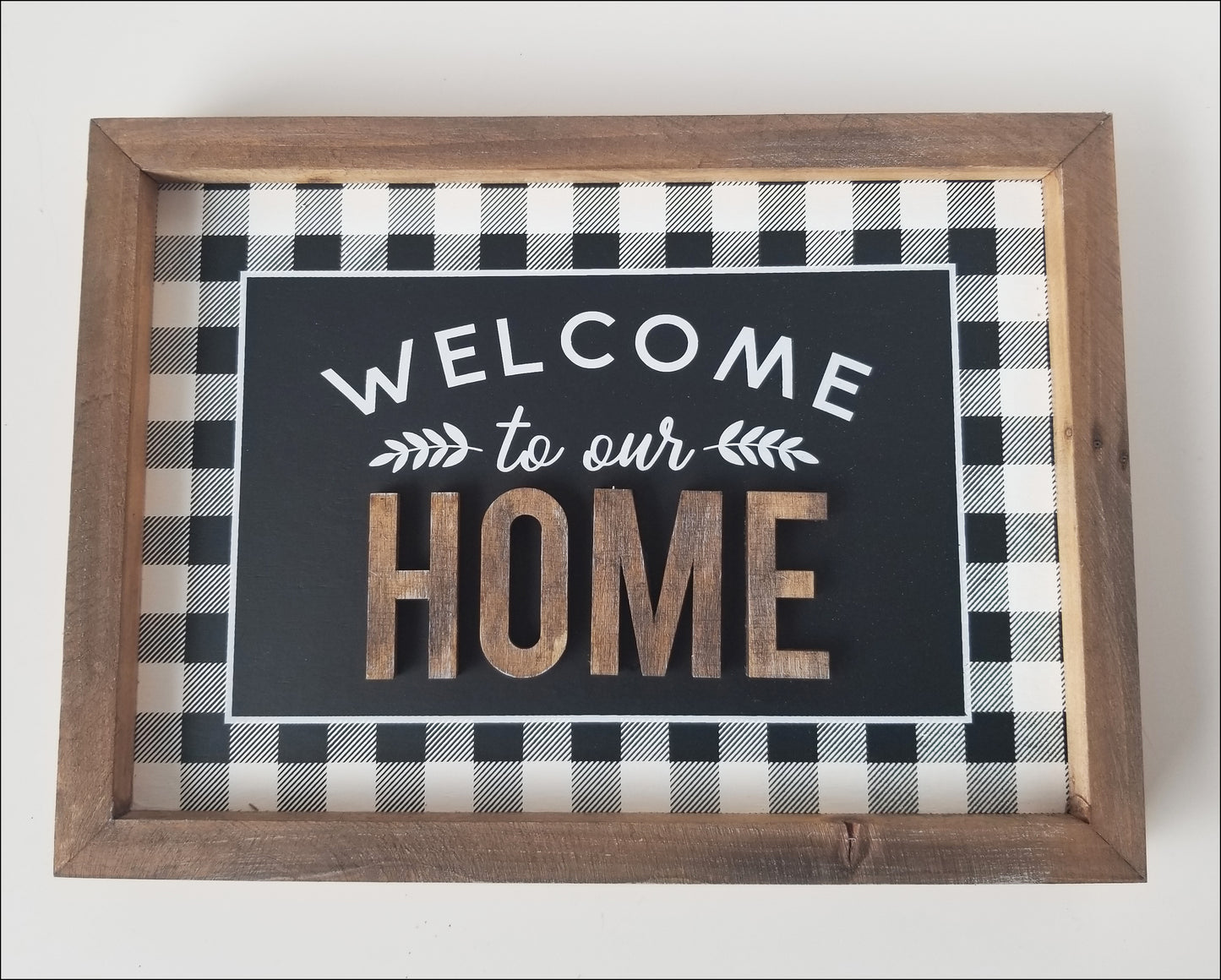 Welcome To Our Home Sign - Designer DIY