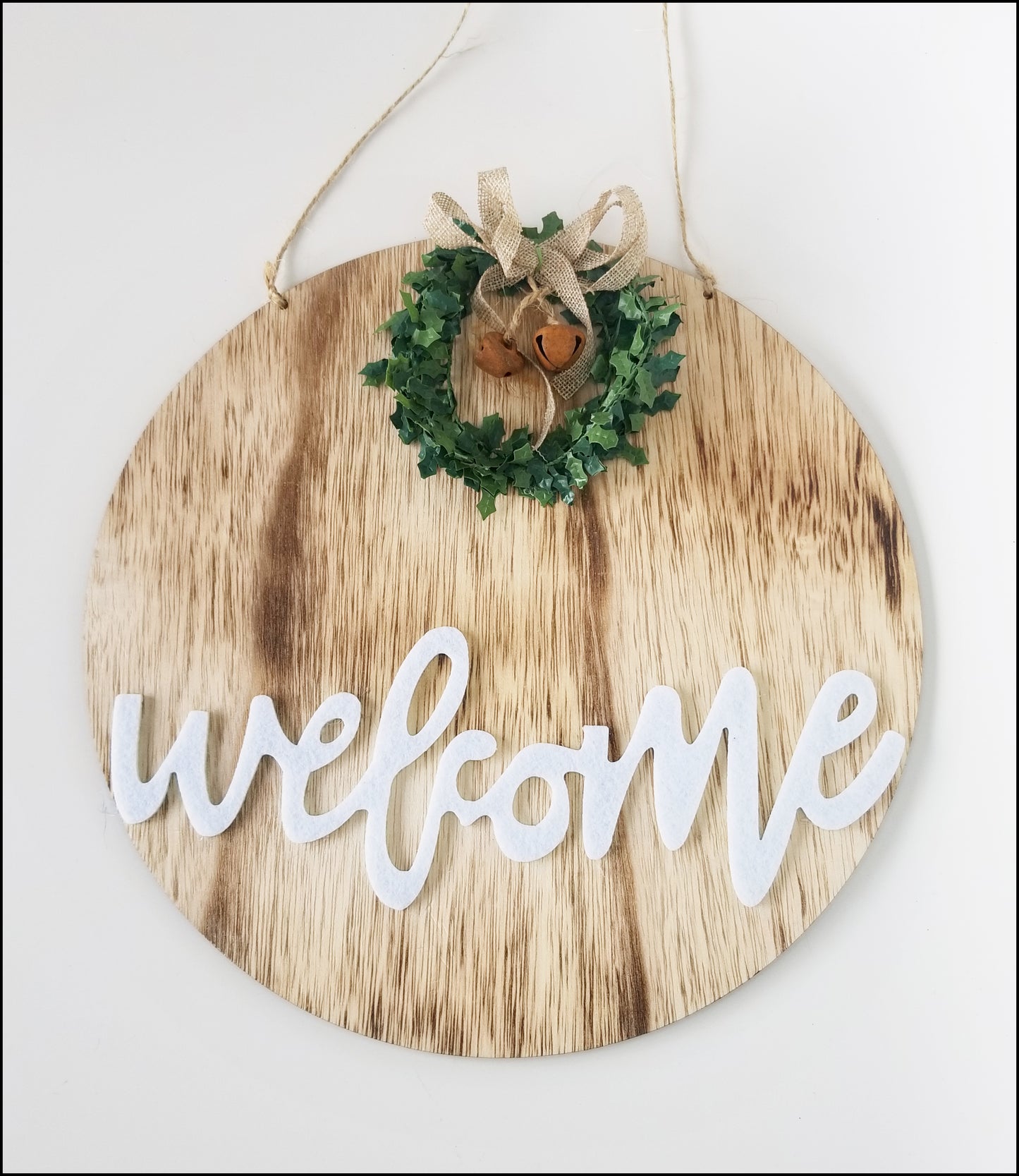 Welcome Hanging Door Hanger - Designer DIY