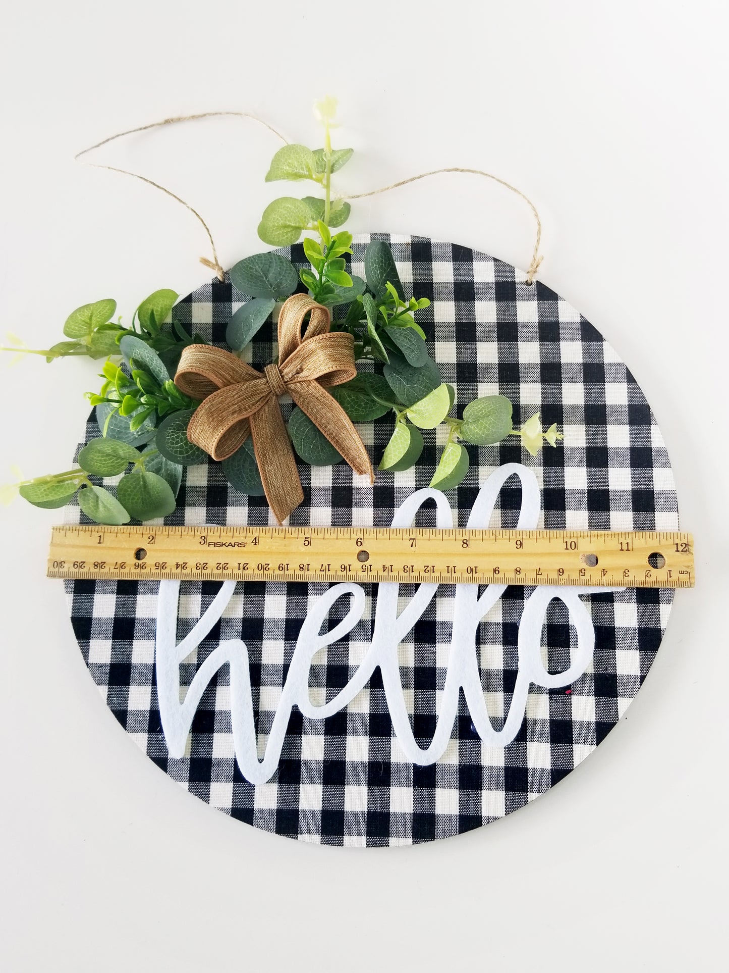 Hello Hanging Wall Decor - Designer DIY