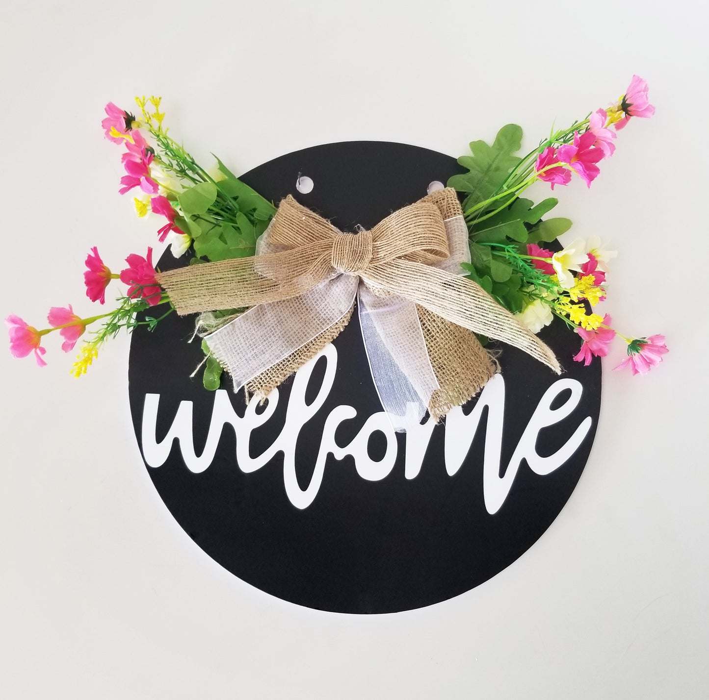 Welcome Hanging Wall Decor - Designer DIY