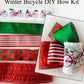 Winter Bicycle DIY Bow Kit - Designer DIY
