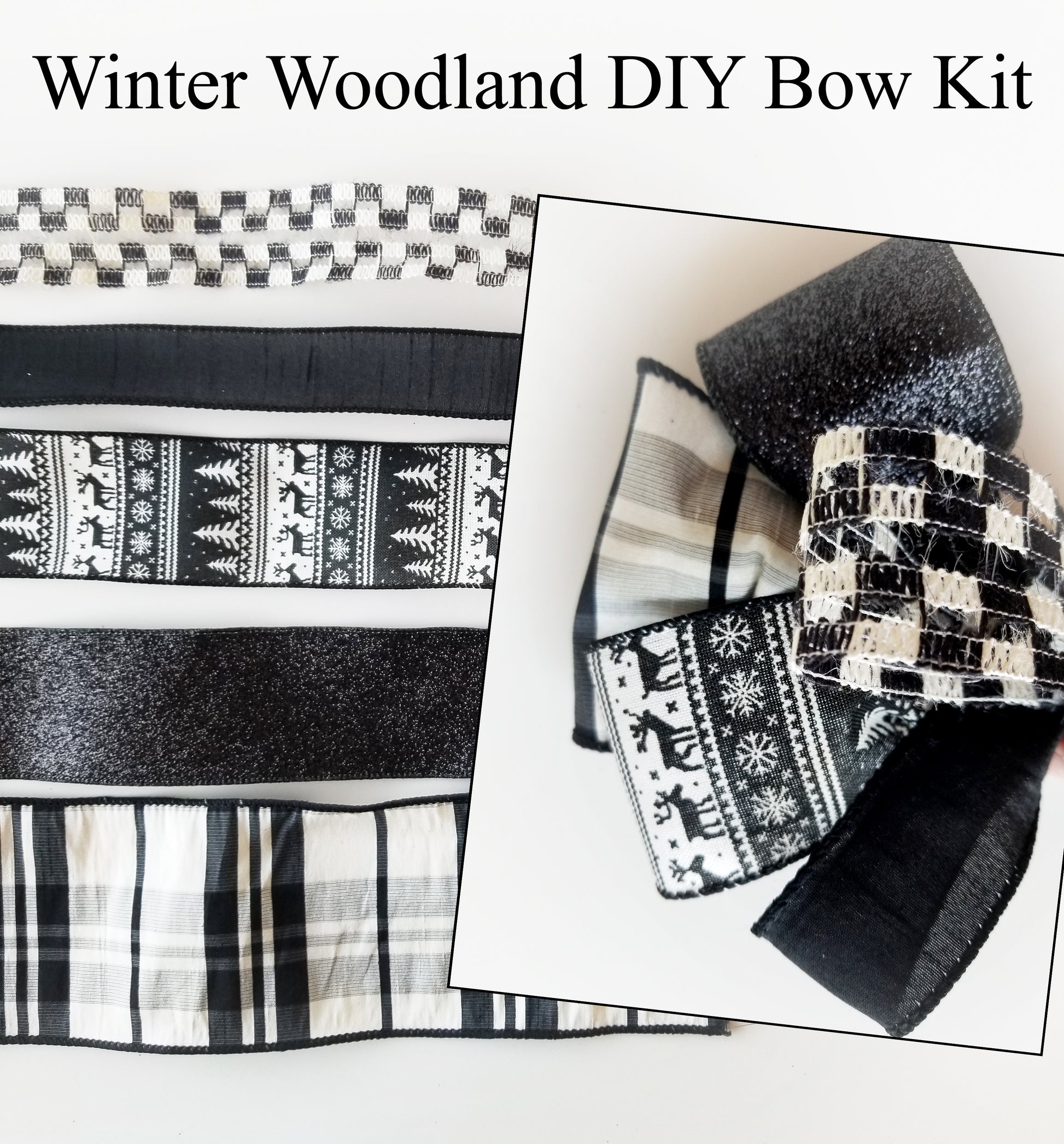 Winter Woodland DIY Bow Kit - Designer DIY