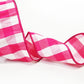 2.5" Pink & White Check Ribbon - Designer DIY